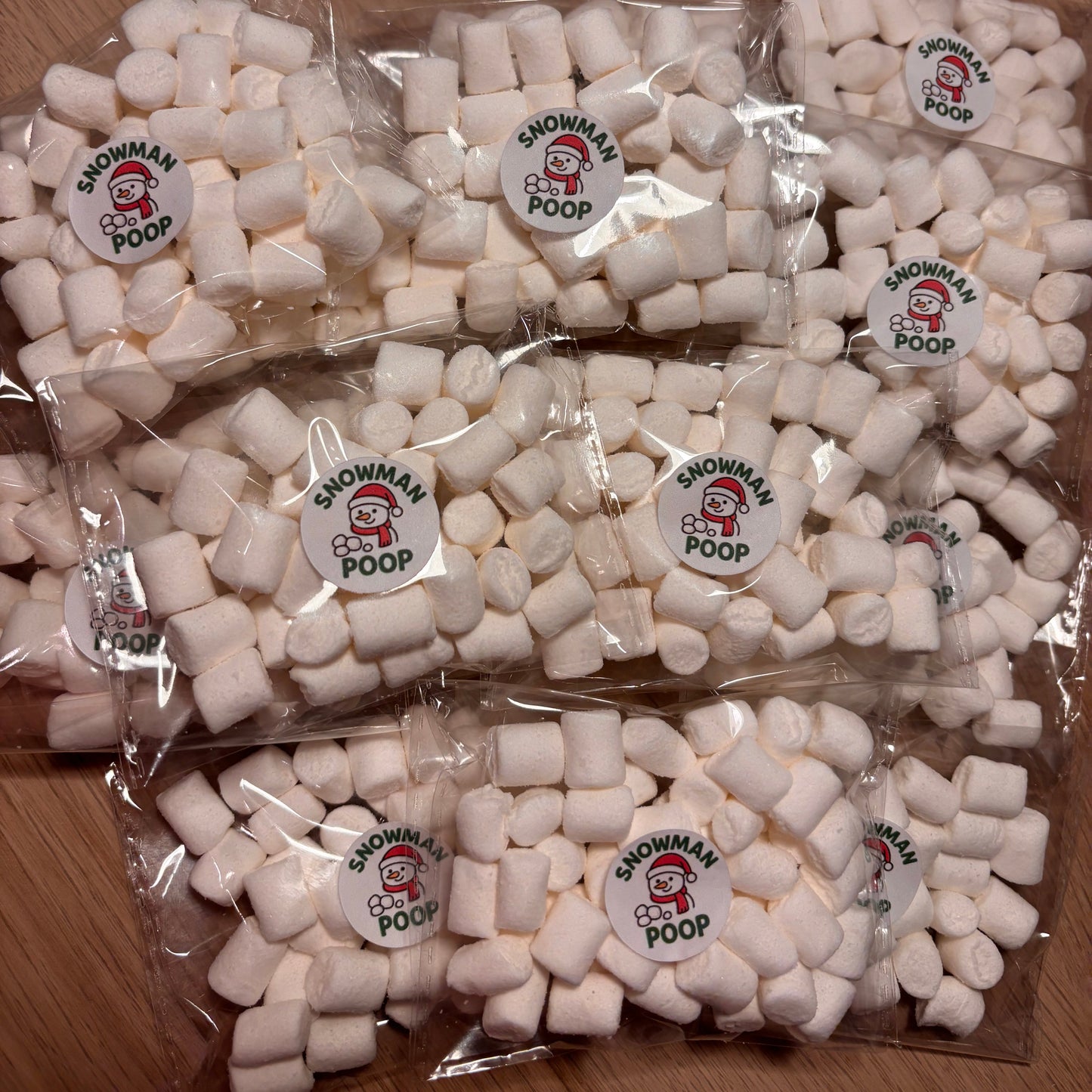 Christmas Poop Sweets – Fun Festive Treat Bags  ( see separate listing for Buy 3 for £2.50)
