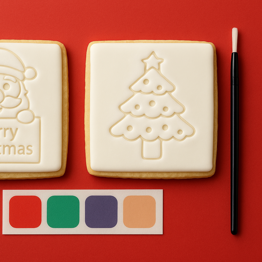 Paint Your Own Christmas Biscuit