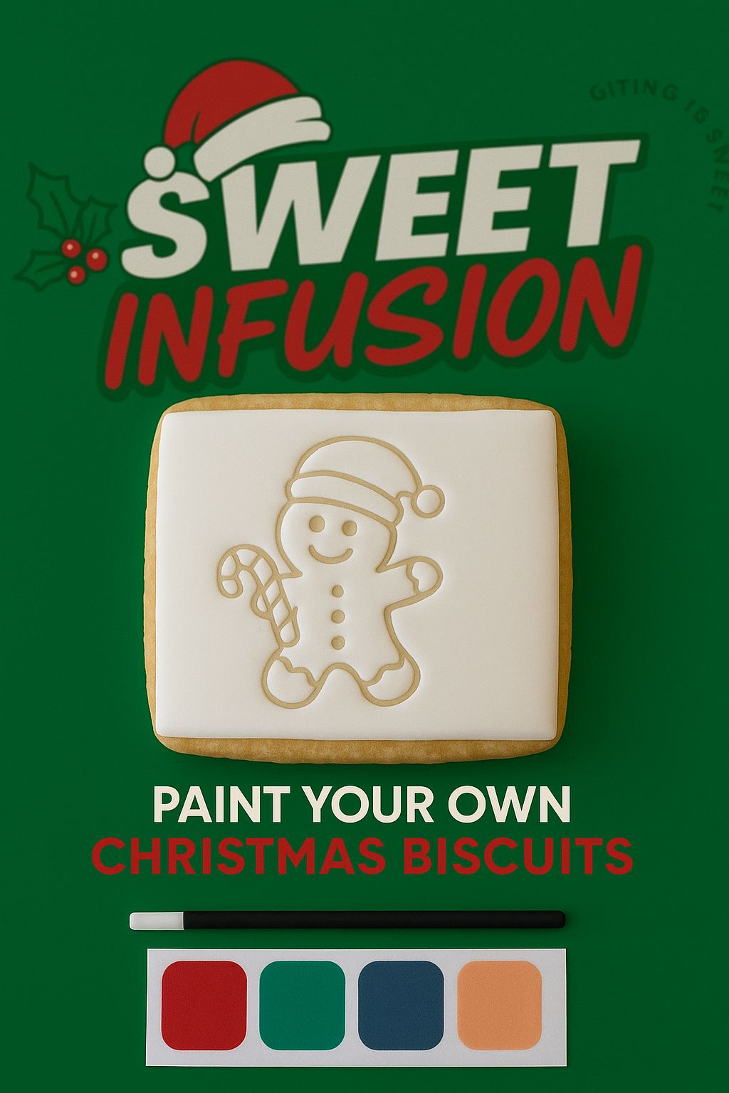 Paint Your Own Christmas Biscuit